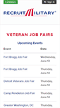 Mobile Screenshot of events.recruitmilitary.com